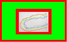De eerste C in regenboogkleuren