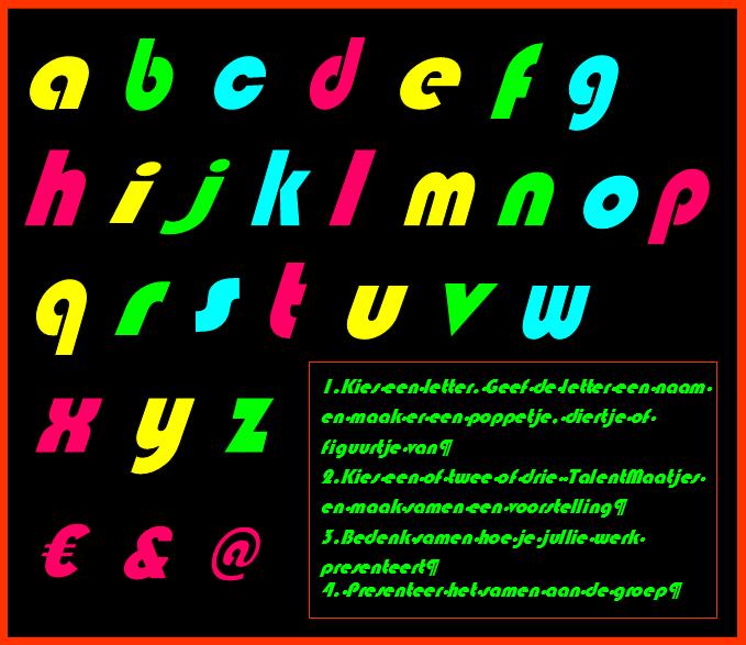 KIDS abc en opdracht