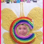 RegenboogCitroenvlinder met rand